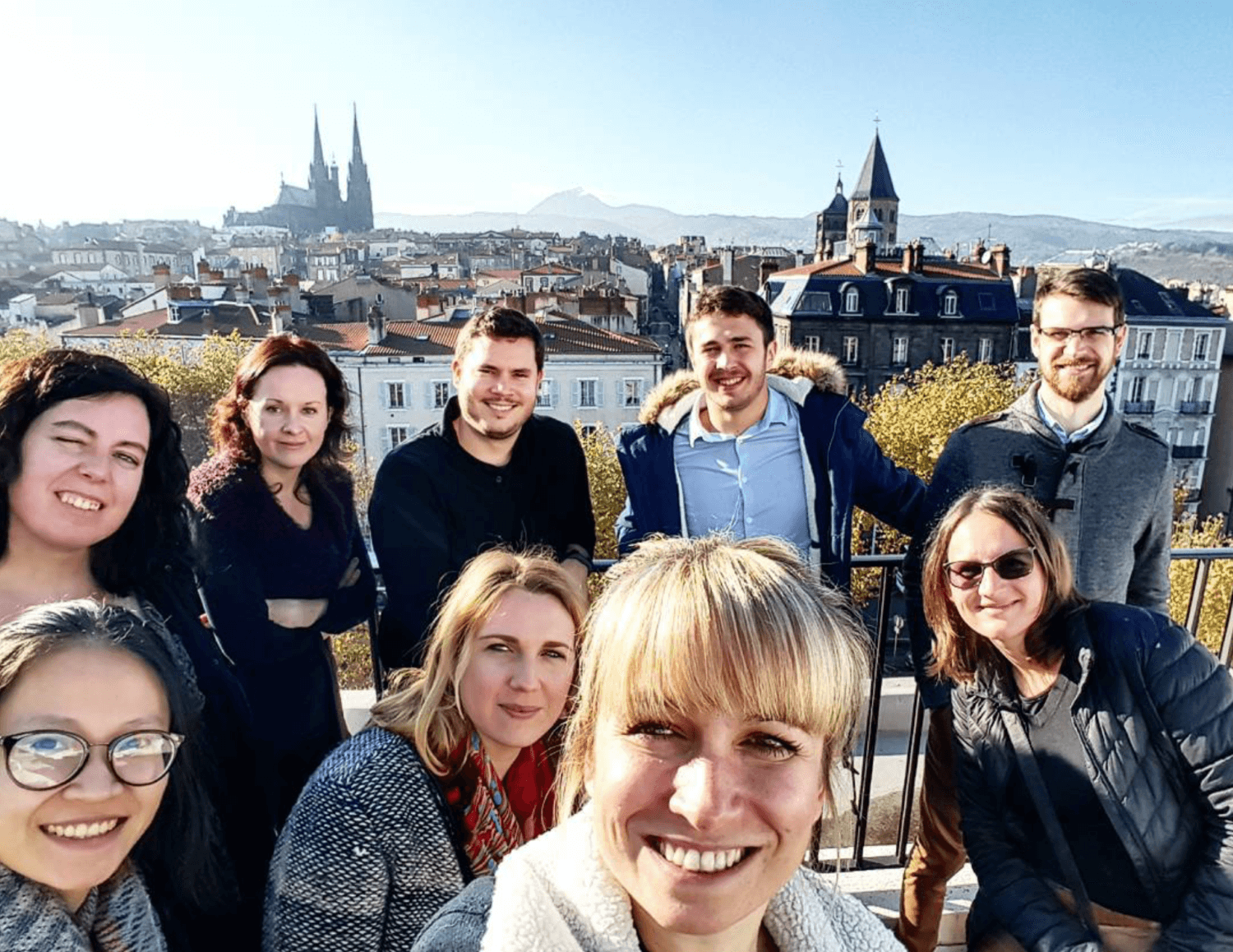 Domraider equipe balcon clermont ferrand cathedrale